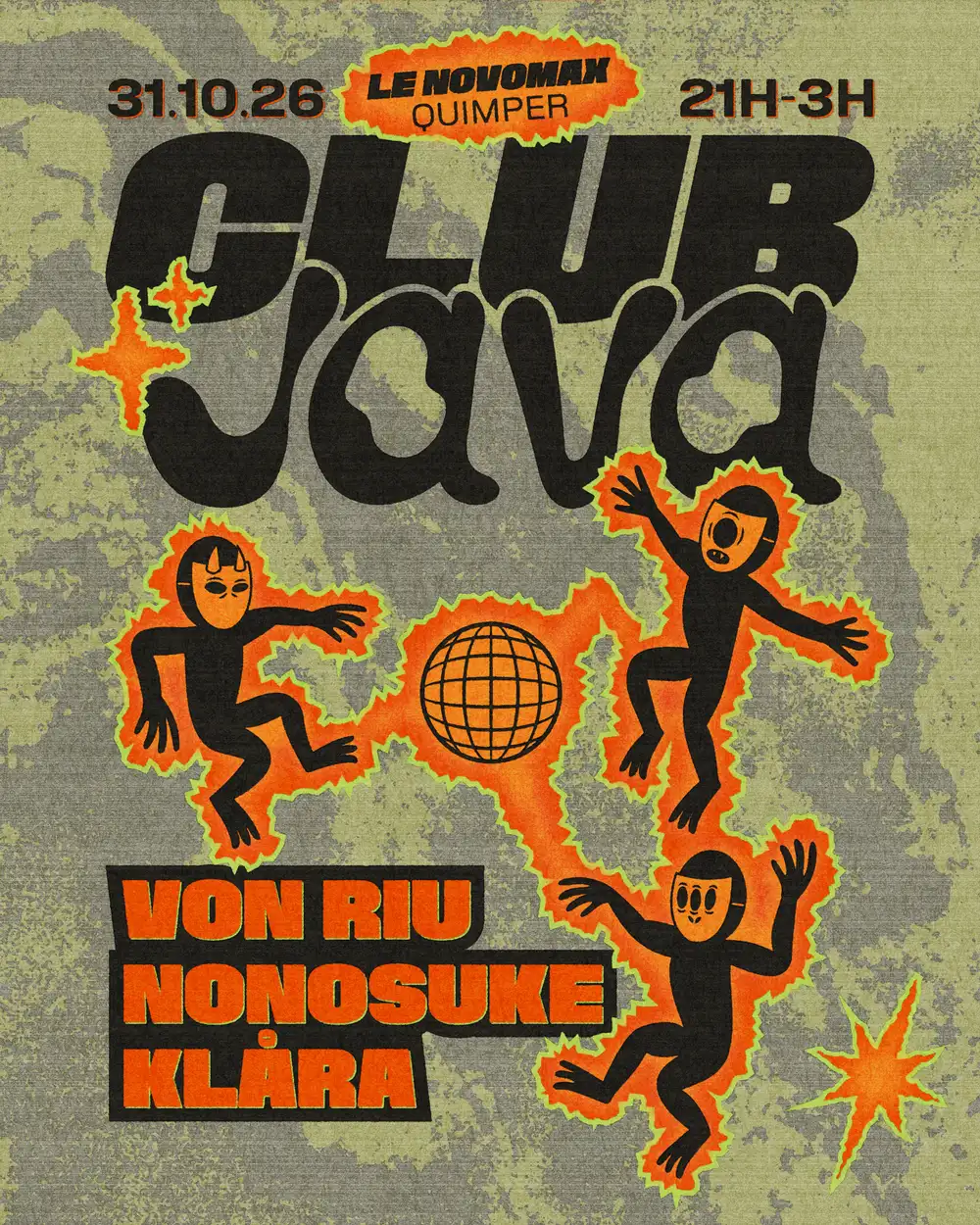 Club Java · Spécial Halloween · affiche
